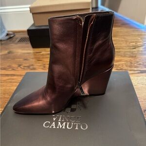 Vince Camuto Women's Dark Brown Heeled Boots